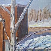 Из окна, художник Татьяна Радович