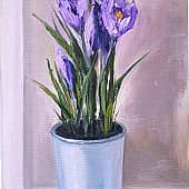 Этюд мастихином