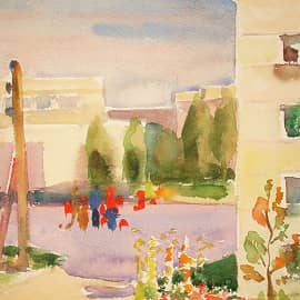 Вид из окна Утро