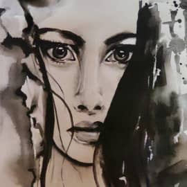 Лицо девушки