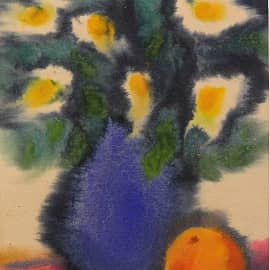 Натюрморт с апельсином