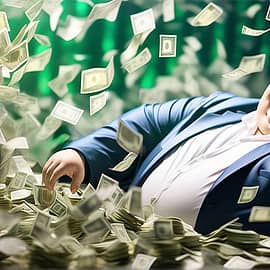 Он купается в деньгах НС