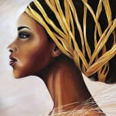 Африканка, художник Чернова Ольга