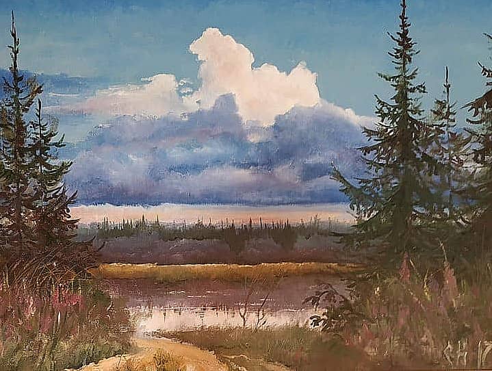 Вечернее облако