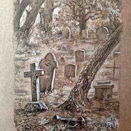 Старое кладбище при церкви Св.Девы Марии Элсенхэм,Эссекс.Англия.