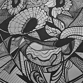 Ваза с цветами