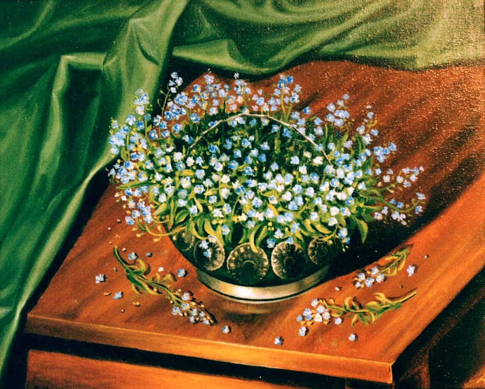 Натюрморт с незабудками  Still-Life with the Forget-Me-Not