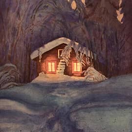 домик в лесу