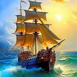 Морской пейзаж 8