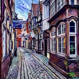 Городские переулки.