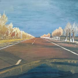 Вечернее шоссе