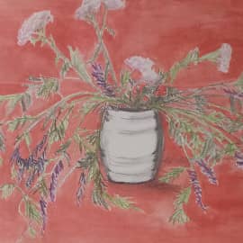 Букет тысячелистника и Мышиного горошка