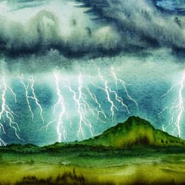 Картина "Гроза".