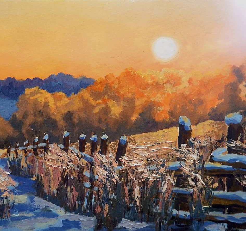 Зимняя околица