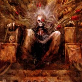 Император человечества на золотом троне