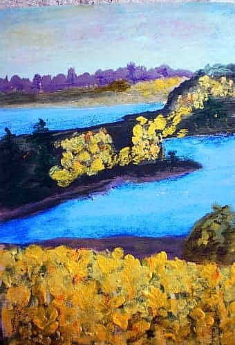 Рапс на закате