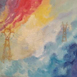 Абстрактно-индустриальный пейзажик