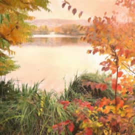 Осеннее озеро.2