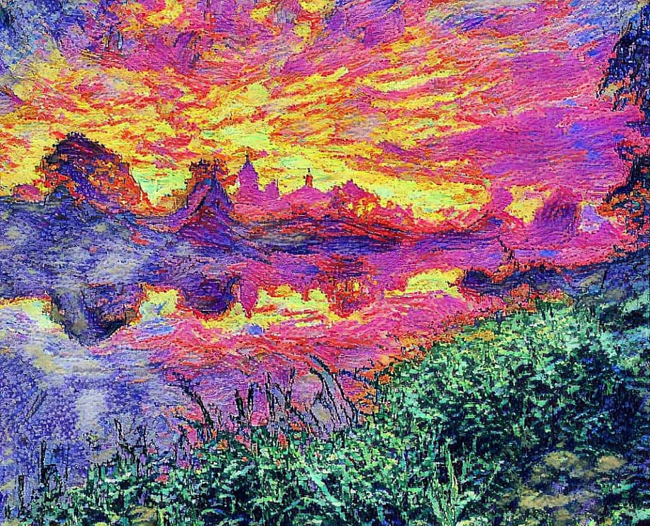 На рассвете.