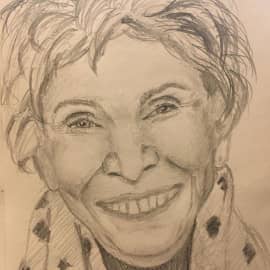 Эдит Эгер (набросок)