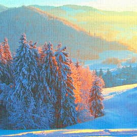 рассвет в горах-2