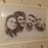 Семейный портрет по фотографии (1), художник Артём (Artevgen_art)