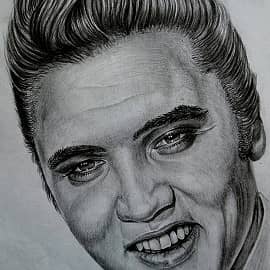 Портрет Элвиса Пресли