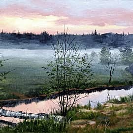 На зорьке...