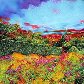 Сад в цветах.