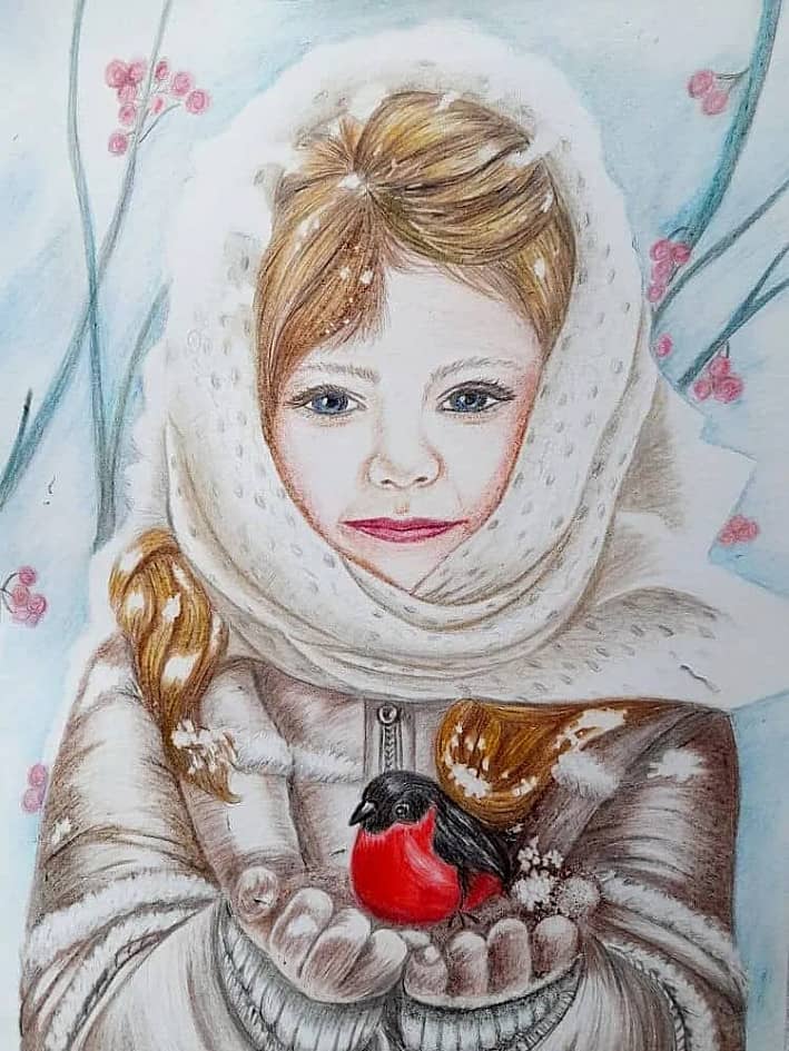 Снег, Снегурочка, снегирь