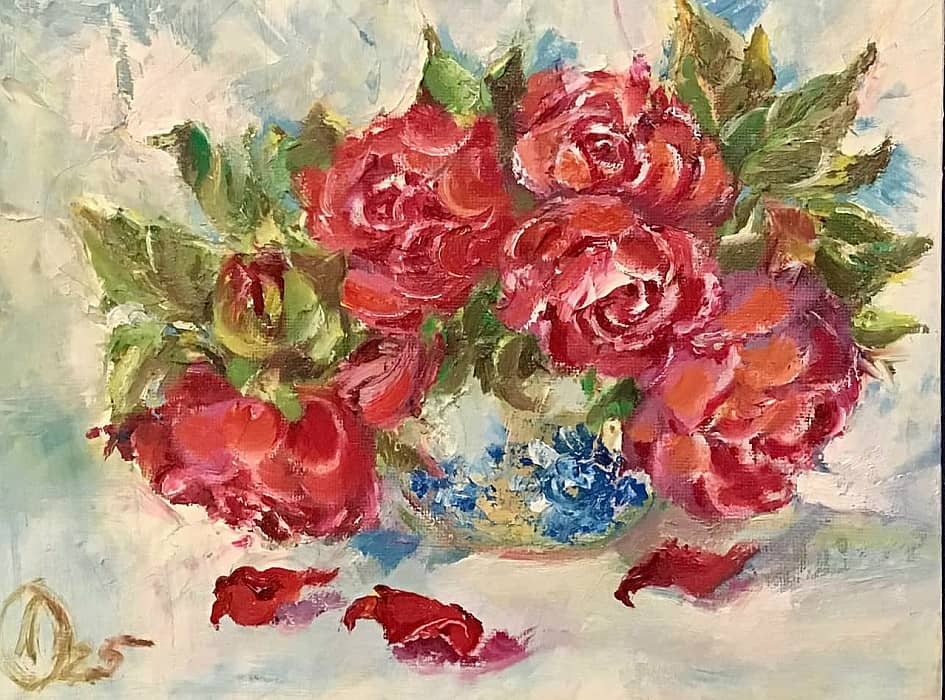 Розы красные