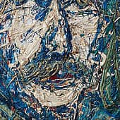 Картина Мыслитель Портрет мужчины живопись Екатерина Лебедева художник (2), художник Екатерина Лебедева