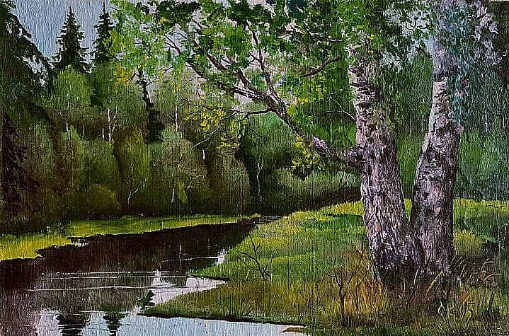 Березовый этюд