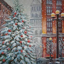 Зимний пейзаж.4