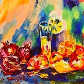 натюрморт с фруктами