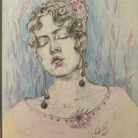 Девушка любящая жемчуг