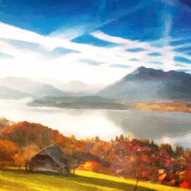 осенняя бухта