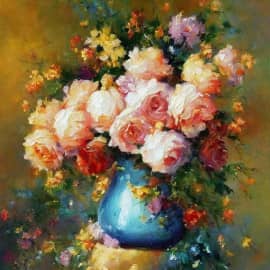 Картина "Вальс цветов"