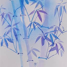 Бамбук и луна