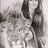 Портрет таджикской девушки Дили на заказ, или Парикмахерша