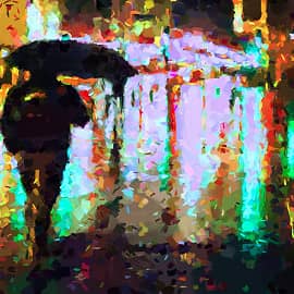 Город дождя.