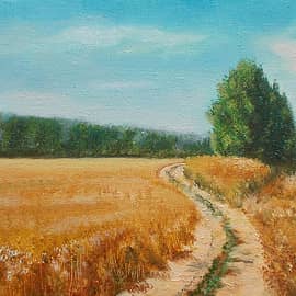 Среди полей. Август 6  Among the Fields. August 6