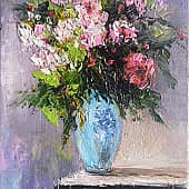 Букет на столе