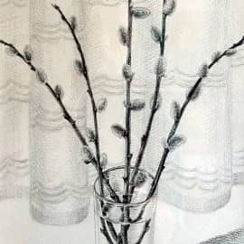 Весенняя верба  Spring Willow