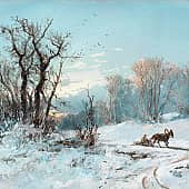 Зима, крестьянин... (1), художник Alex-08