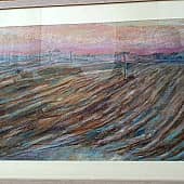 Поле. Апрель. (1), художник Елена Наумова