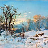 Зима, крестьянин..., художник Alex-08