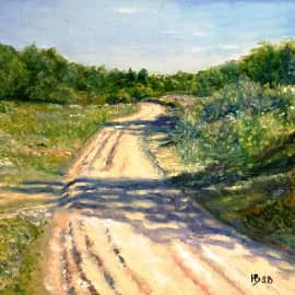 Дорога. Жаркий день.