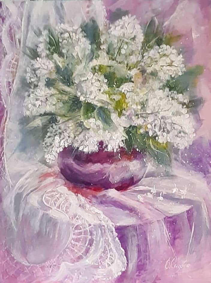 Белая сирень