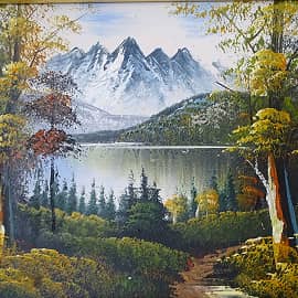 Горное озеро.